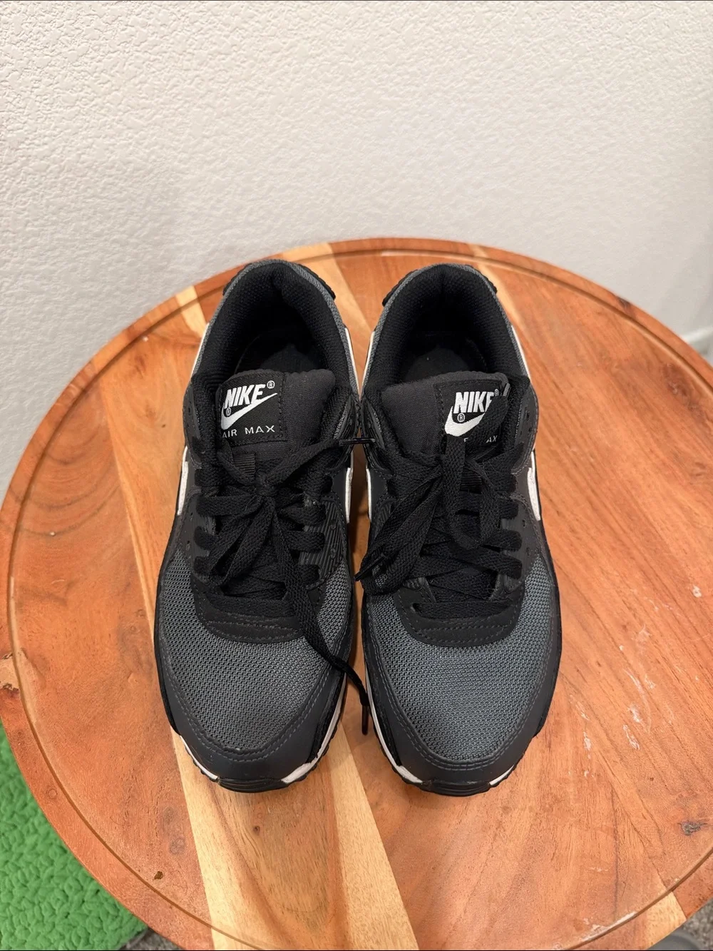 Nike Air Max Kids Black and White Low-Top Sneakers